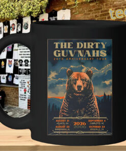 The Dirty Guv’nahs 20th Anniversary Shirt – 2026 Tour Fan Graphic TeeMug Design
