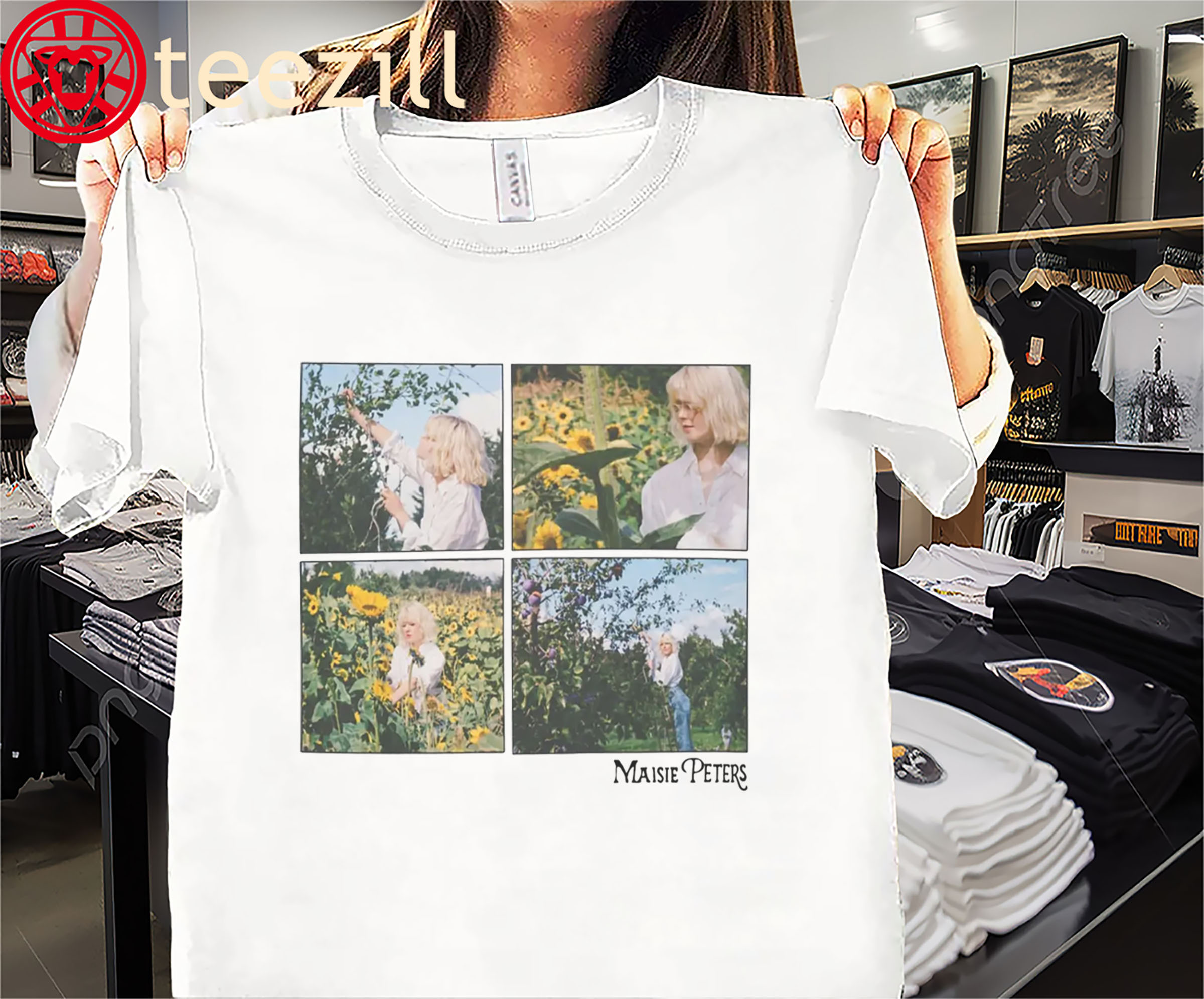 The Maisie Peters Sunflower Maisie Peters Photo Tee Shirt