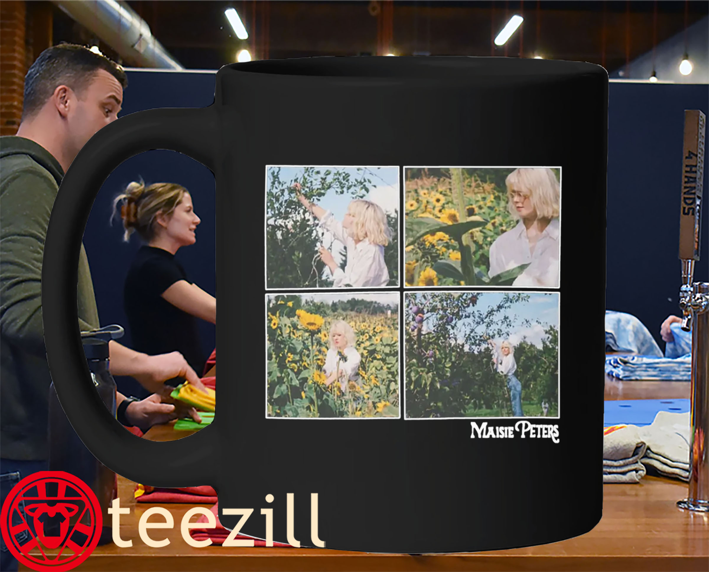 The Maisie Peters Sunflower Maisie Peters Photo Tee ShirtMug