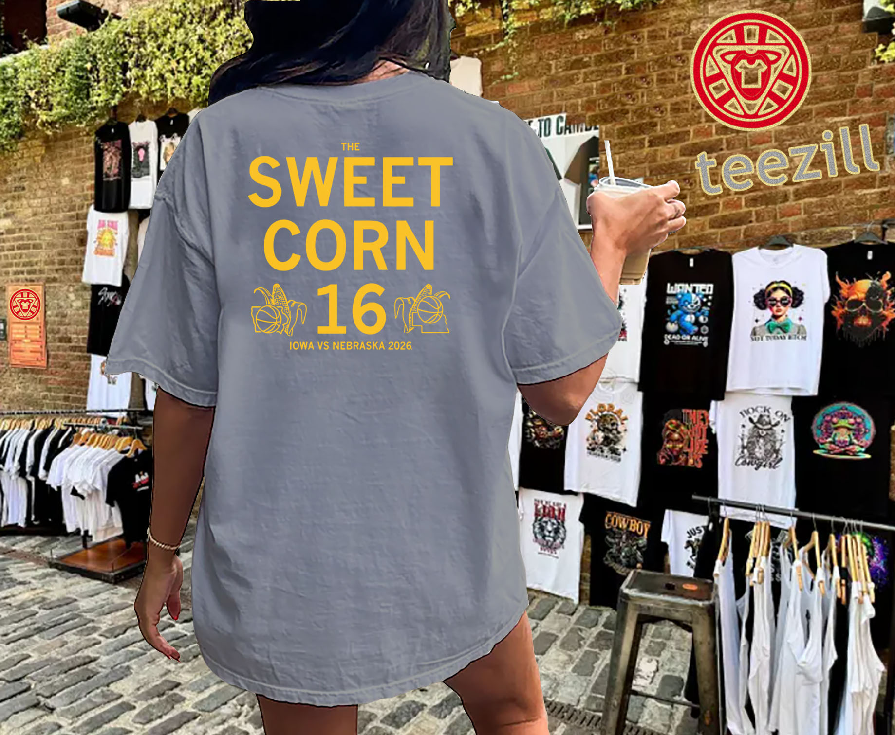 The Sweet Corn 16 Shirt – Iowa vs Nebraska 2026 Sweet 16 Uniex
