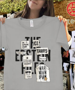 Trump Epstein File Coverup Shirt – Political Protest Graphic Tee Uniex Shirt