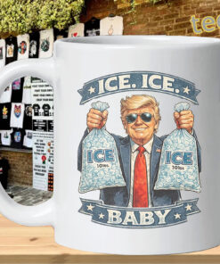 Trump Ice Ice Baby Shirt – Funny Patriotic Graphic TeeMug Design