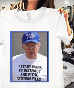 Trump War Distraction Statement Shirt – Political Commentary Graphic Tee