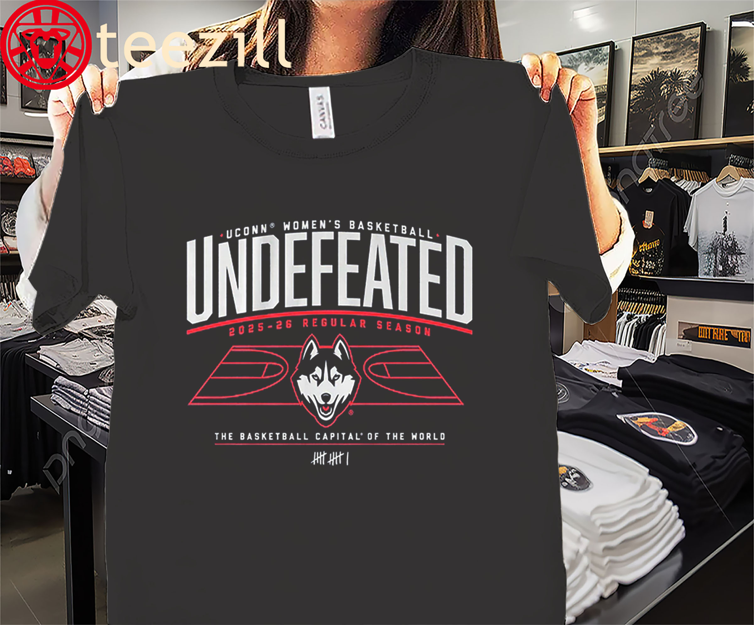 UConn Huskies WBB Undefeated Shirt – Women’s Basketball Perfect Season