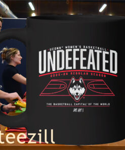UConn Huskies WBB Undefeated Shirt – Women’s Basketball Perfect SeasonMug