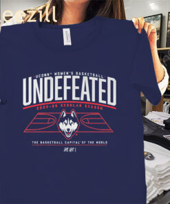UConn Huskies WBB Undefeated Shirt – Women’s Basketball Perfect Seasons