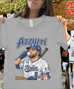 Vinnie Pasquantino Italy Baseball Shirt – Azzurri WBC Fan Graphic Tee Uniex Shirt