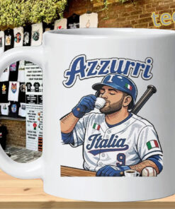Vinnie Pasquantino Italy Baseball Shirt – Azzurri WBC Fan Graphic TeeMug Design
