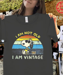 Vintage Snoopy Graphic Peanuts Retro Shirt - I'm Not Old I'm Vintage Tee
