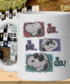 Vintage Snoopy The Good The Bad The Cool Mug