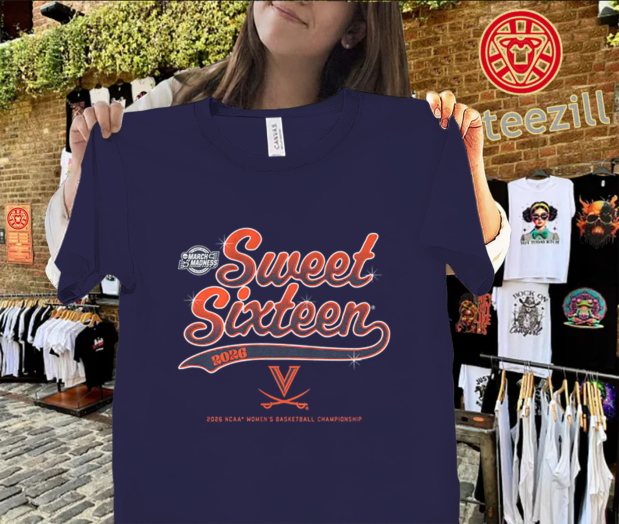 Virginia WBB Sweet Sixteen 2026 Shirt – Cavaliers Pride Tee Classic