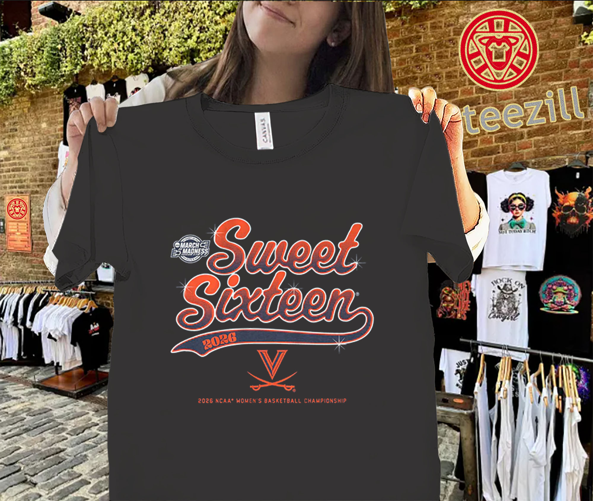 Virginia WBB Sweet Sixteen 2026 Shirt – Cavaliers Pride Tee