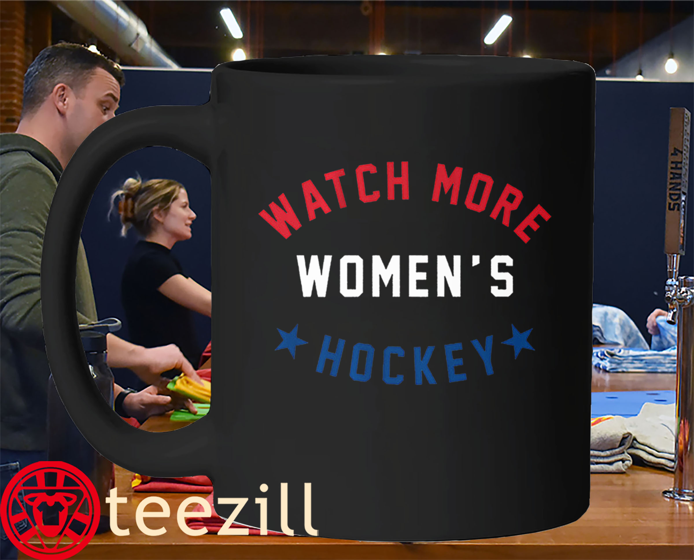 Watch More Women’s Hockey Shirt – American Women’s Hockey TeeMug