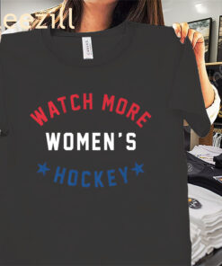 Watch More Women’s Hockey Shirt – American Women’s Hockey Tees