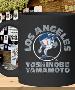 Yoshinobu Yamamoto Baseball Buddies Shirt – LA Baseball Fan Game Day Tee Mug Design