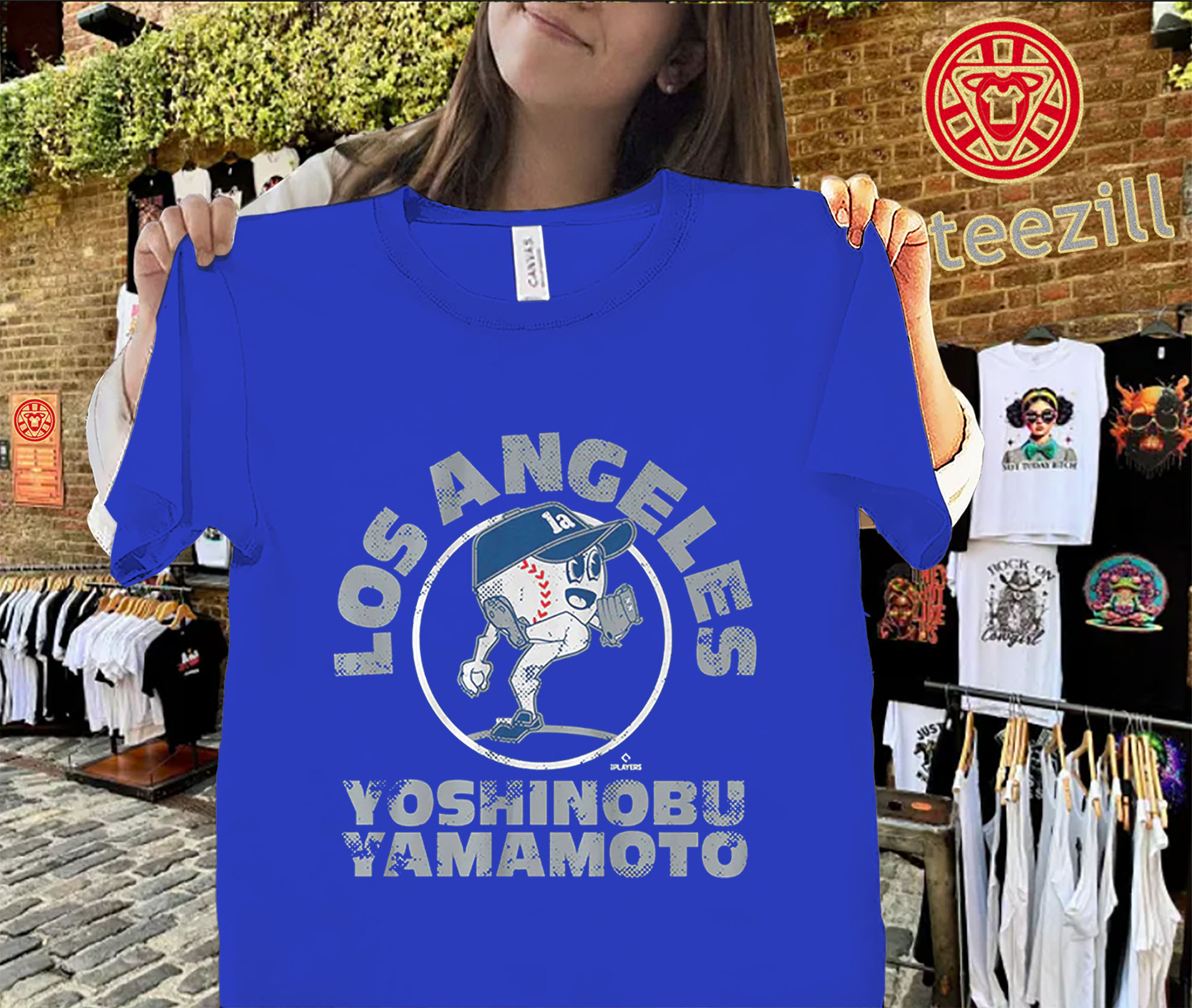 Yoshinobu Yamamoto Baseball Buddies Shirt – LA Baseball Fan Game Day Tee