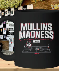 Braylon Mullins game winner shot diagram UConn basketball mug