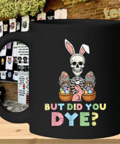 Funny skeleton Easter mug