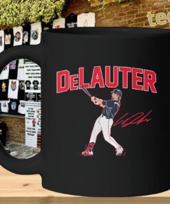 Chase DeLauter slugger swing baseball mug