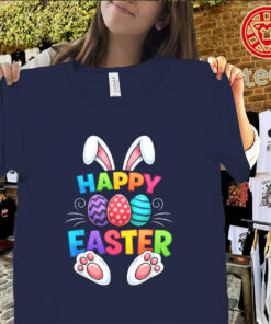 Happy Easter Day funny bunny eggs shirt