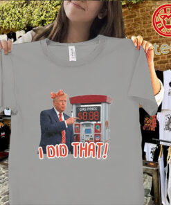 I did that gas pump coquette bow funny meme shirt