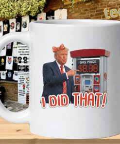 I did that gas pump coquette bow funny meme mug