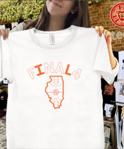 Illinois Final Four basketball shirt fan celebration tee for NCAA supporters