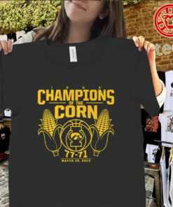 Iowa Basketball Champions Of The Corn fan shirt for college basketball