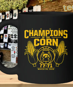 Iowa Basketball Champions Of The Corn fan mug design