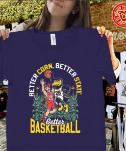 Iowa Hawkeyes Basketball Rivalry Game Day T-Shirt Fan Gift Tee