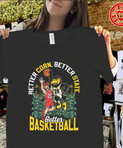 Iowa Hawkeyes Basketball Rivalry Game Day T-Shirt Fan Gift Tee for college basketball fans