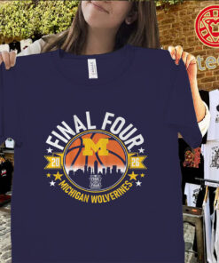 Michigan Wolverines 2026 Final Four fan shirt basketball tee