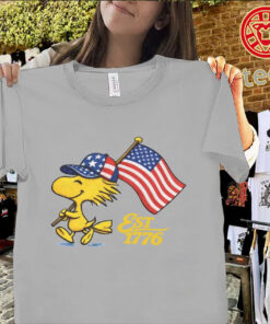 patriotic snoopy usa flag fourth of july shirt