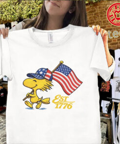 peanuts snoopy independence day 1776 2026 graphic tee