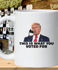 This Is What You Voted For anti Trump shirt political humor mug
