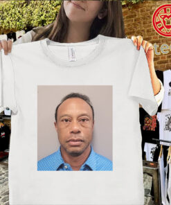 Tiger Woods mugshot 2026 parody shirt funny golf meme tee for fans
