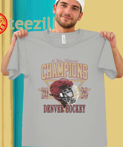 2026 Denver Champions 11 Time Shirt - Hockey Fan Gear