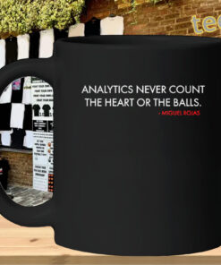 Analytics Never Count Heart Mug design