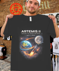 Artemis II Rocket Launch Shirt - Back To The Moon 2026 Tee