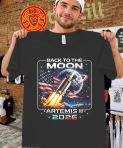 Artemis Back to Moon 2026 Shirt - Space Launch Mission Tee