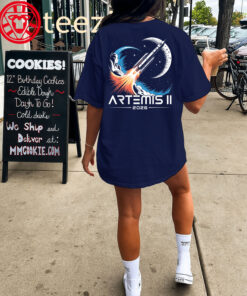Artemis II 2026 Moon Launch Countdown Shirt-classic