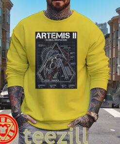 Artemis II Blueprint Shirt