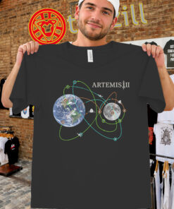Artemis II Mission Patch Shirt - Space Exploration Rocket Tee