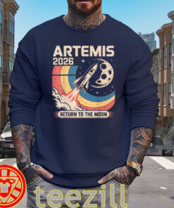 Artemis II NASA Launch Moment Tee-swaeters