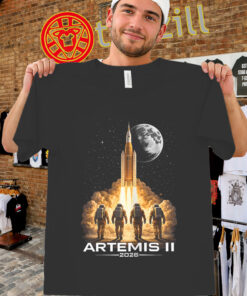 Artemis Launch To The Moon Shirt - Astronaut Explorer Tee