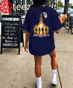 Artemis Launch To The Moon Tee-classic