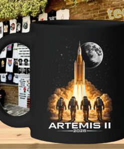 Artemis Launch To The Moon design mug