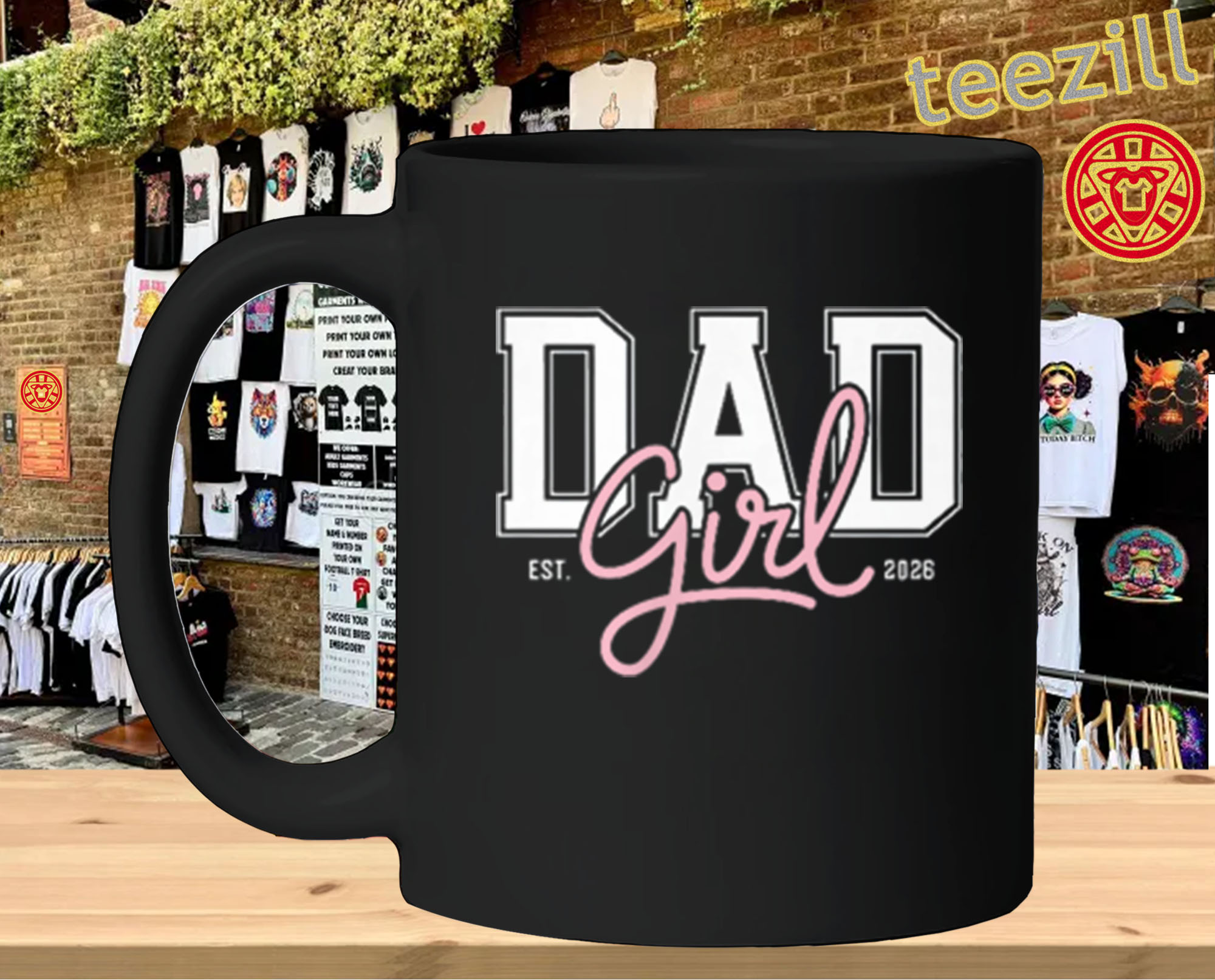 Baby Girl New Dad Tee-mug-design