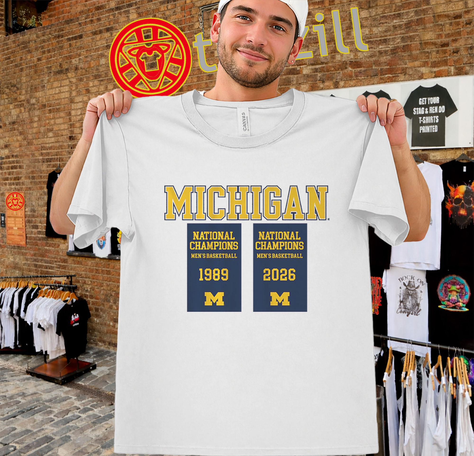 Banner No. 2 Michigan Shirt men-unisex