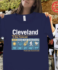 Cleveland Unpredictable Weather Shirt